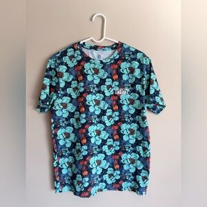 Hurley Kirra Men’s Floral Graphic T-Shirt size Small surf beach